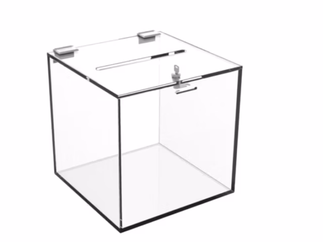 urna plexiglass comanda china