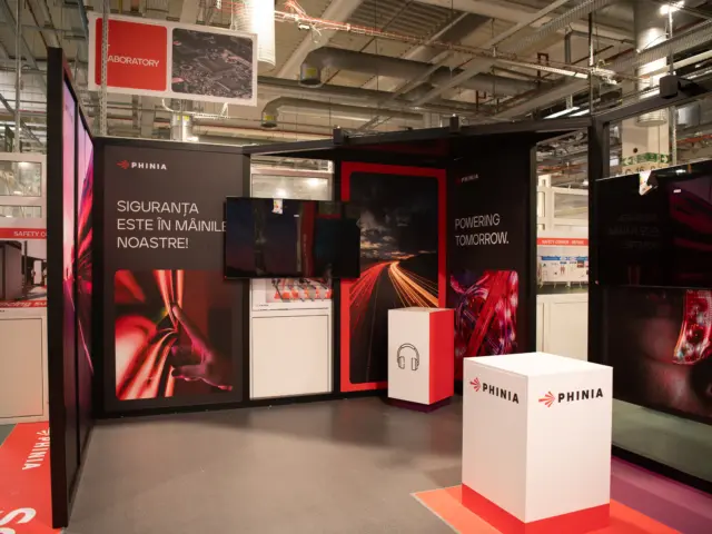 Stand modular personalizat PHINIA – Safety Center Iași